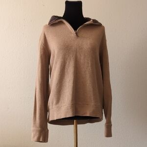 Lands' End Brown Tailored Fit Sweater